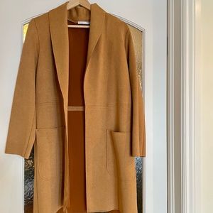 Zara tan faux suede jacket. Size small